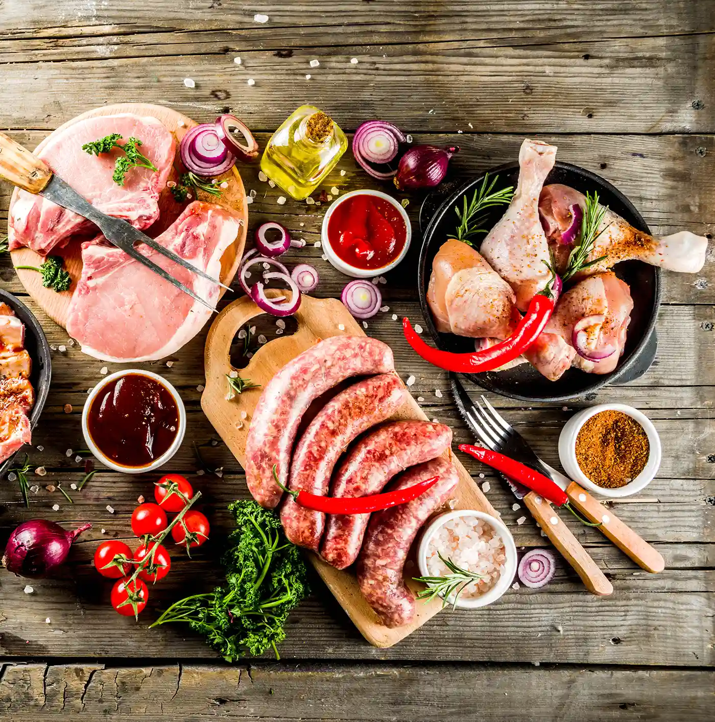 Grillfleisch
